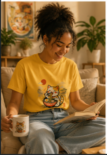 Ramen Girl Neko Tee