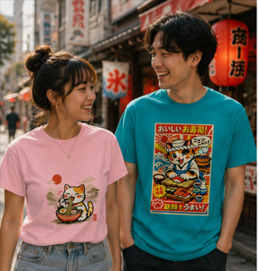 Ramen Girl Neko Tee