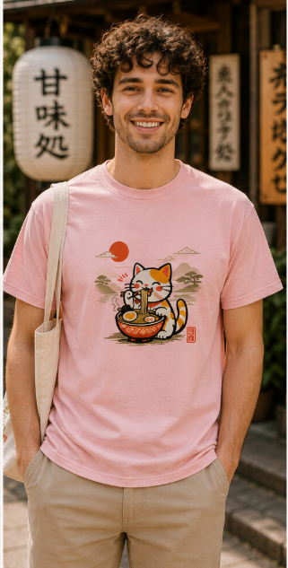 Ramen Girl Neko Tee